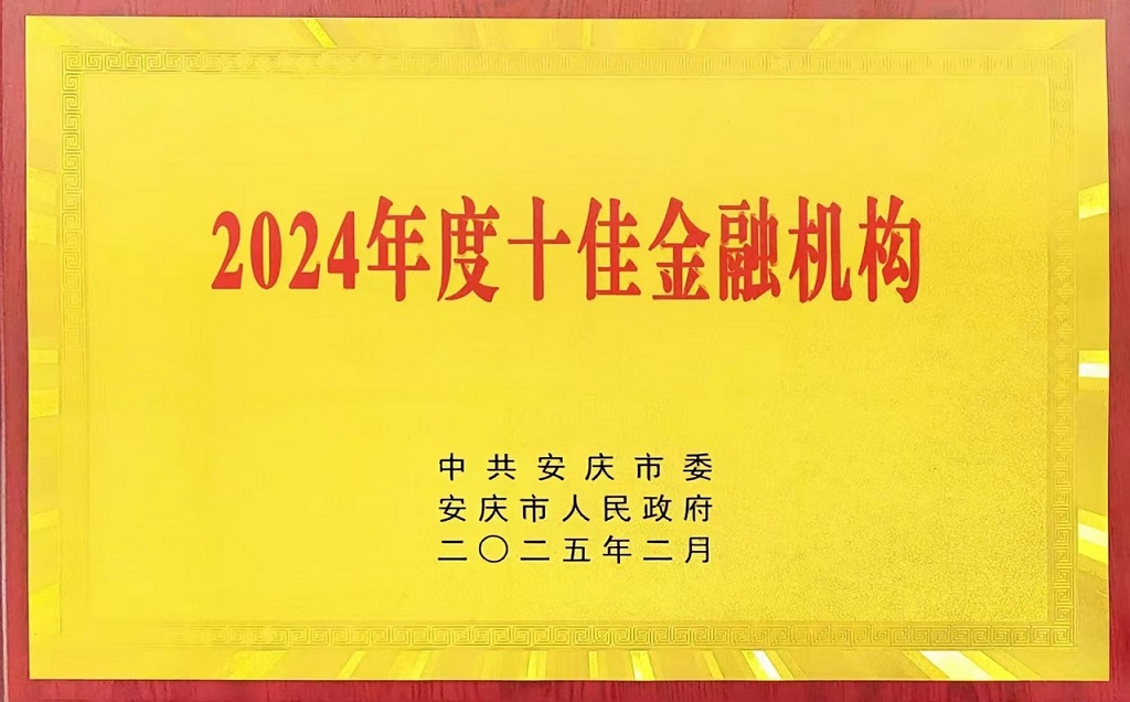 2024年度十佳金融機構(gòu)